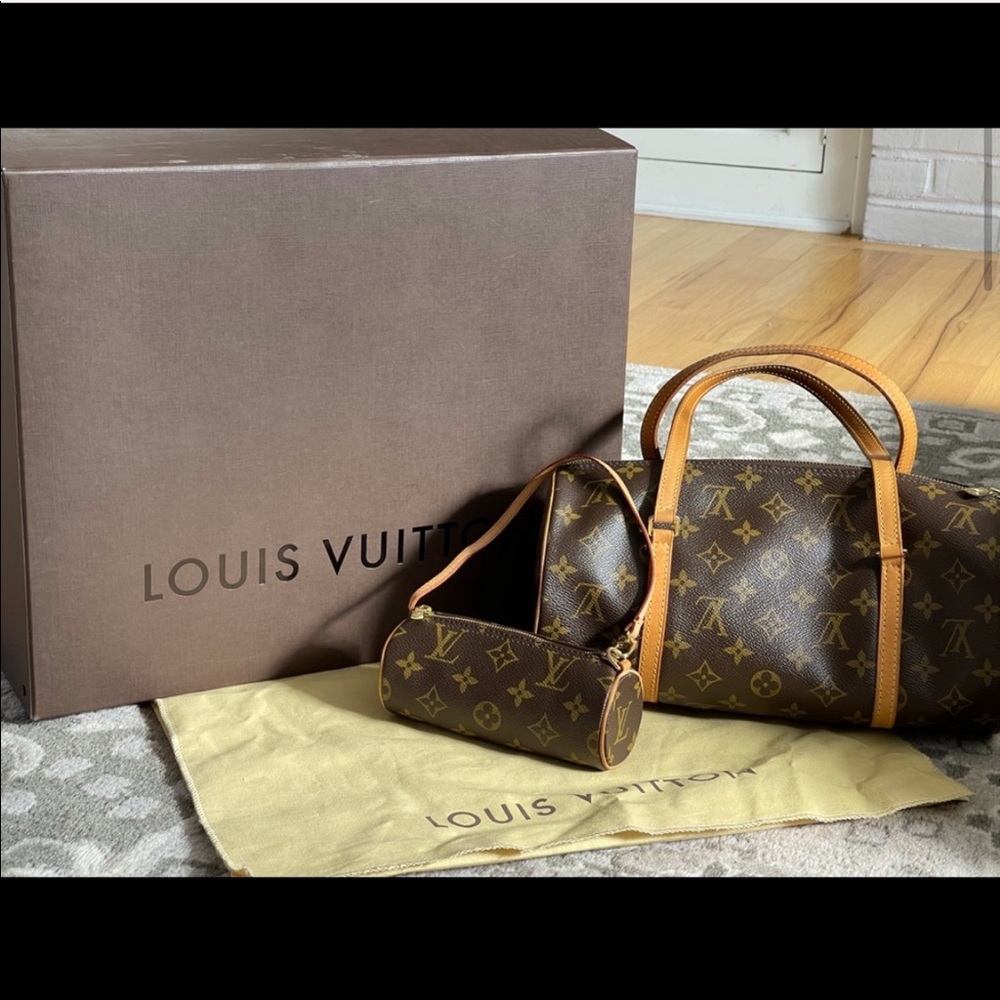 Louis Vuitton Monogram Papillon 30 bag with mini